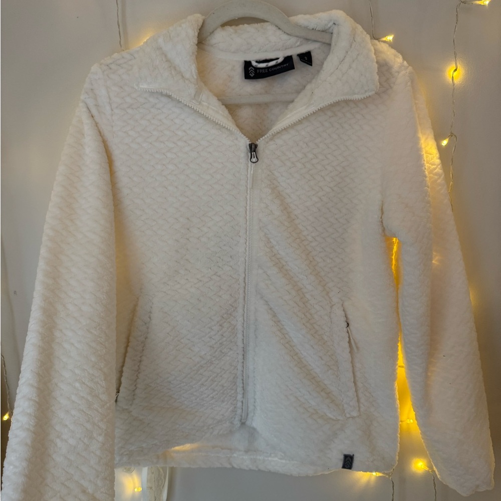 White lightweight jacket.